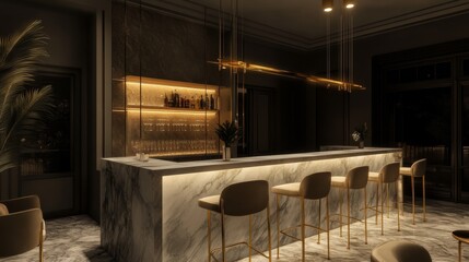 Luxury Night Bar Interior Design