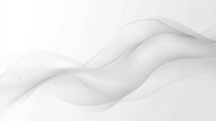 Minimalist gray-to-white gradient backdrop with realistic water drops adding texture and a cool, refreshing feel