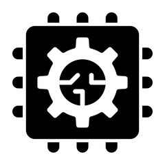 Technology Vector Glyph Icon Design