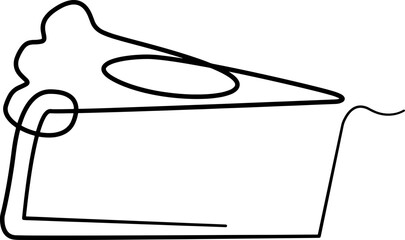 cheesecake line art dessert logo