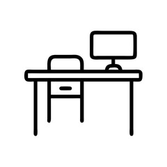 wooden table isolated on white