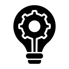 Innovation Vector Glyph Icon Design