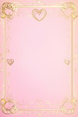 Abstract lace borders flower accents background poster template