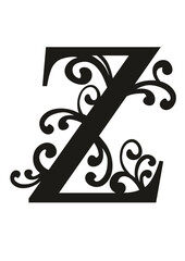 Monogram Svg, Monogram Alphabet Svg, Monogram Clipart, Flourish Alphabet SVG, Letter SVG, Floral Letter SVG, Wedding Calligraphy SVG, Hand painted letter SVG, Cricut, Silhouette Cut Files, PNG, JPG