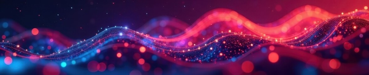 Intricate glowing lines form complex geometric shapes , abstract background, innovation
