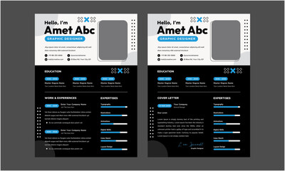Resume CV. Resume and Cover Letter, Minimalist Resume CV Template