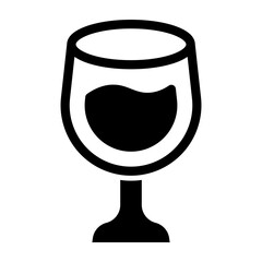 Drink Vector Glyph Icon Design