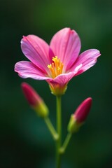 Naklejka premium delicate petals of narrowleaf evening primrose unfolding, flowers, blossom