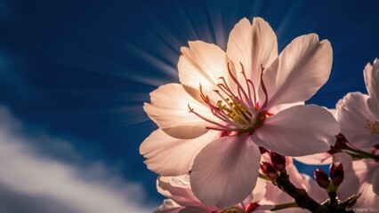 Obraz premium Skyward Blossom Brilliance