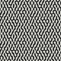 Vector seamless pattern. Modern stylish texture with smooth natural looping elements. Repeating abstract tileable background. Organic natural shapes. Trendy abstract surface design.