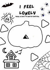 draw a face to match emotion 