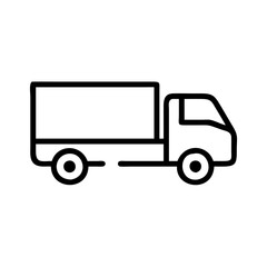 Fototapeta premium truck on a white background