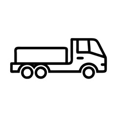 truck on a white background