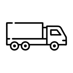 truck on a white background