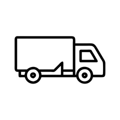 Fototapeta premium truck on a white background