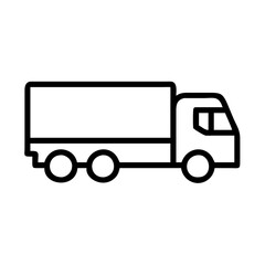 truck on a white background