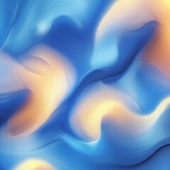abstract blue background for product presentation with sunlight and blurred shadows wall. Isolated on white background . Generative Ai