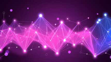 Exploring digital connections through abstract lines virtual space graphic design modern technology aesthetic viewpoint