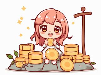 Wealth Accumulation Visuals for Financial Growth