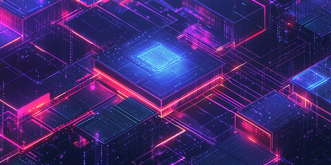Obraz premium abstract technology background