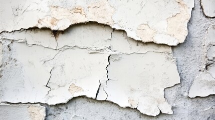 Obraz premium Peeling Paint Texture, Cracked Wall Background, Vintage Aesthetic, Weathered Surface, Rustic Charm, Decay Close Up