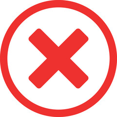 Fototapeta premium Check mark icon button set. Check box icon with right and wrong buttons and yes or no checkmark icons in green tick box and red cross. Exclamation mark information icon. Vector icons