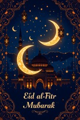 Eid Al fitr Mubarak background