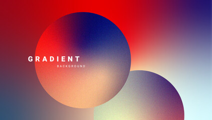 Modern fluid gradient design with abstract circular shapes. Vector. 