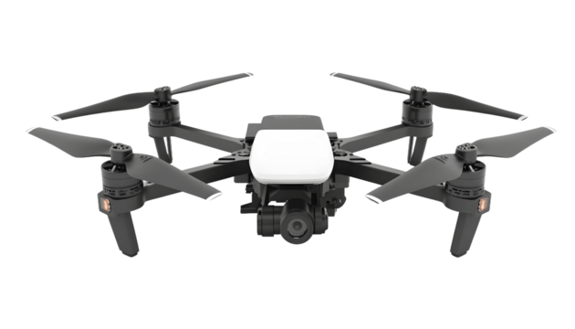 Drone With Camera Close Up