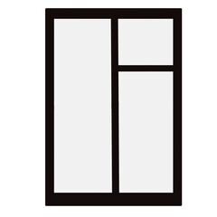 blank white window,frame