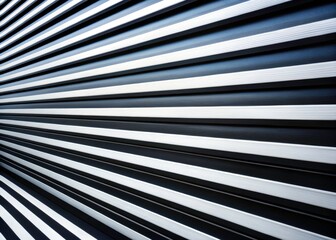 Bold black and white stripes create a minimalist, geometrically abstract photograph; high-contrast design.