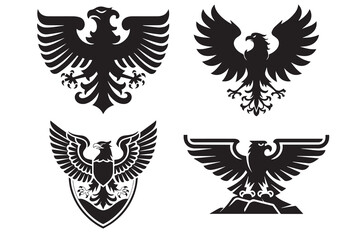 Wild animal logos in group