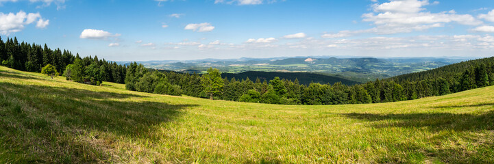 Fototapeta premium view of the Polish landscape from the Snow Houses viewpoint