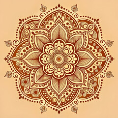 Beautiful decorative mandala design background.