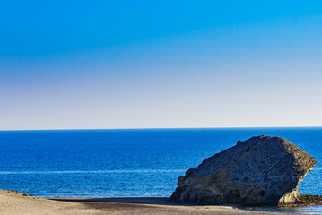 Monsul beach, Park Cabo de Gata in Spain