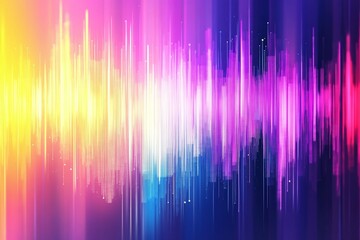 Vibrant Abstract Neon Light Streaks with Gradient Colors and Dark Background for Digital Designs