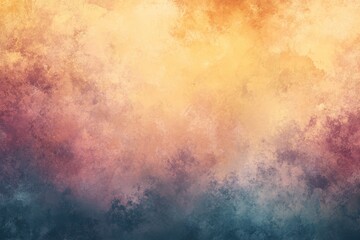 Fototapeta premium Textured Abstract Background with Warm Yellow Orange and Blue Gradient Colors for Artistic Design