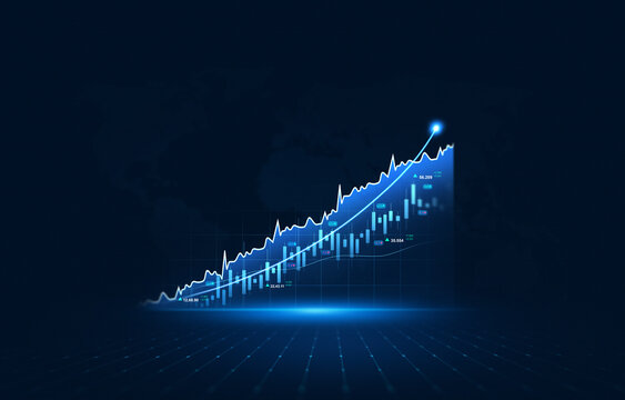 Trade business analytics graph and financial chart investment.
Stock market investment trading graph and crypto currency.