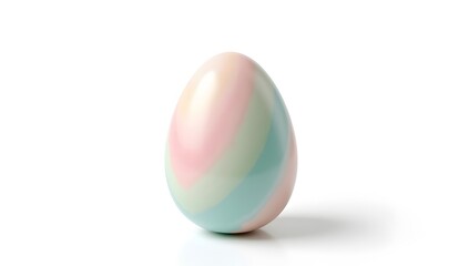 High Quality Easter Egg Isolated White Background Stock Photo