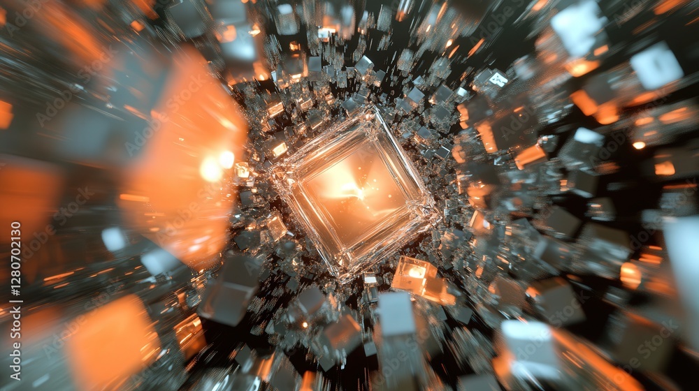Poster microchip, operating at near-absolute zero, eliminating energy loss and revolutionizing computationa