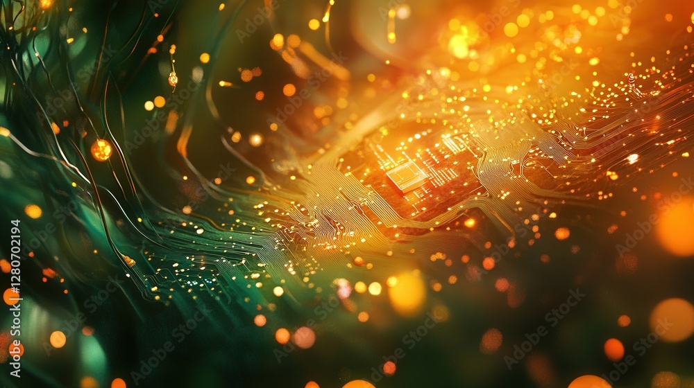 Poster super-sensitive microchip, capable of detecting and responding to environmental changes instantly.