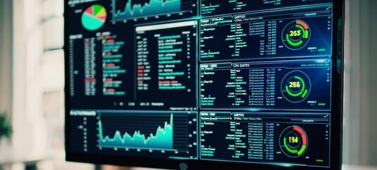 Realtime financial data analysis on multiscreen displays in modern office environment - Powered by Adobe