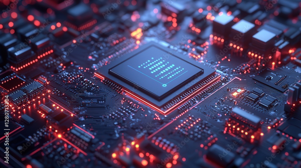 Poster ai-processing chip, enabling secure, private, and distributed computing without reliance on massive 
