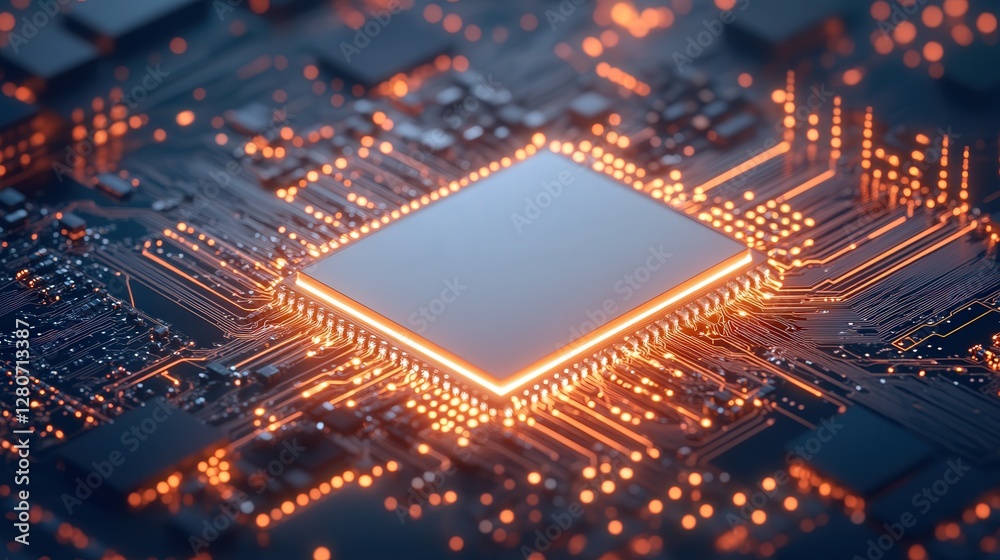Poster ai-processing chip, enabling secure, private, and distributed computing without reliance on massive 