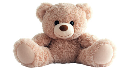 Obraz premium Cuddly teddy bear brings warmth and comfort in a joyful moment of childhood play