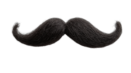 Creative black mustache prop for playful costumes and photo sessions
