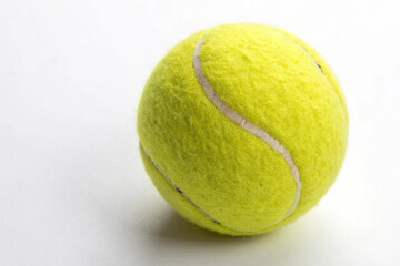 tennis ball isolated on white background