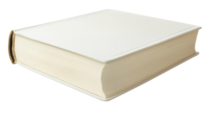 Captivating blank book waiting for stories to come alive and inspire creativity