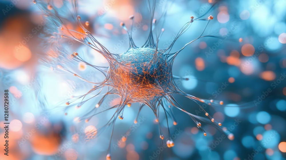 Poster neural network chip, processing data at the speed of thought, bridging the gap between human intelli