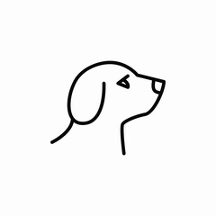 dog pet animal friend icon vector sign